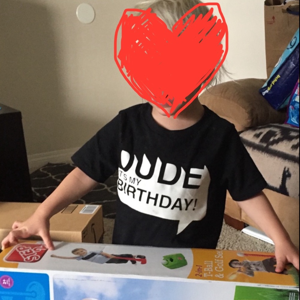 Dude it’s my birthday t-shirt happy birthday